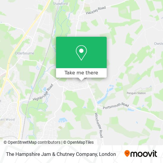 The Hampshire Jam & Chutney Company map