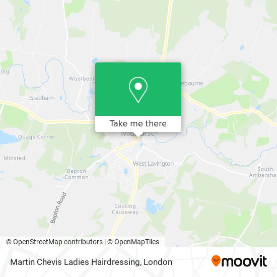 Martin Chevis Ladies Hairdressing map