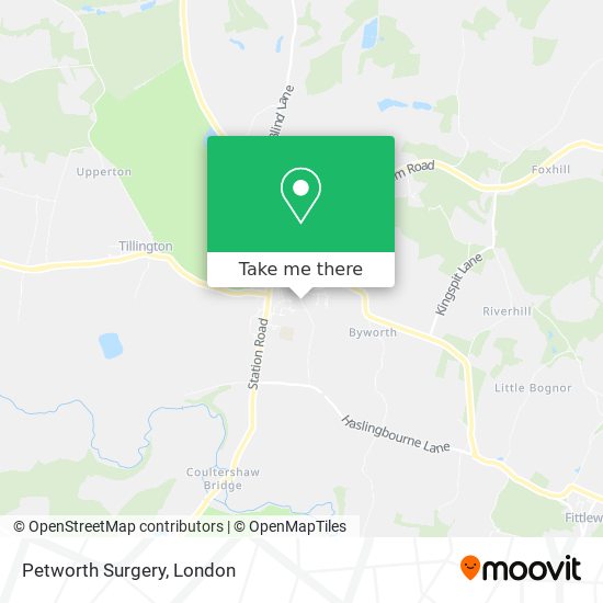 Petworth Surgery map
