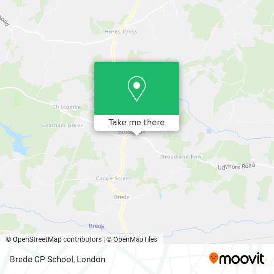 Brede CP School map