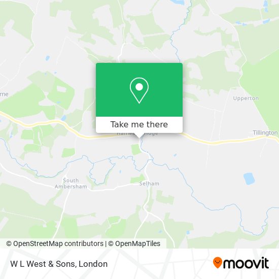 W L West & Sons map