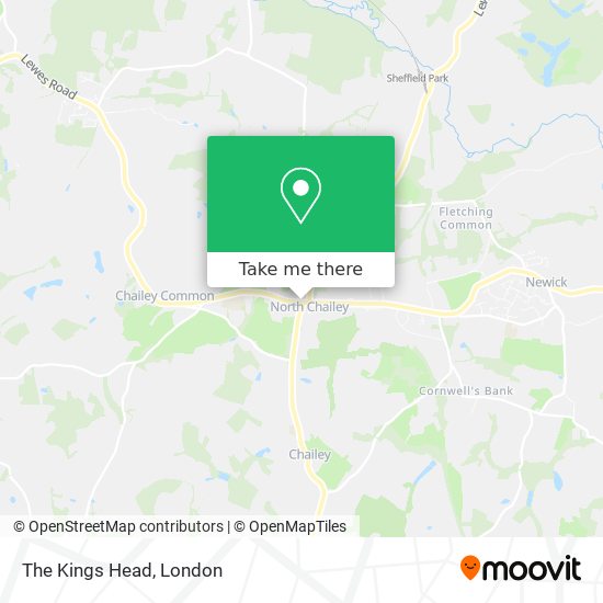 The Kings Head map