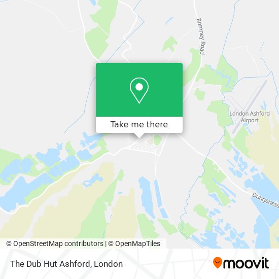 The Dub Hut Ashford map