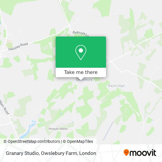 Granary Studio, Owslebury Farm map