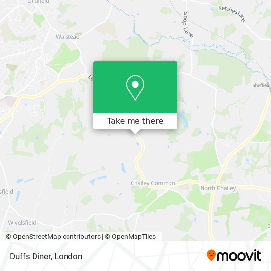 Duffs Diner map