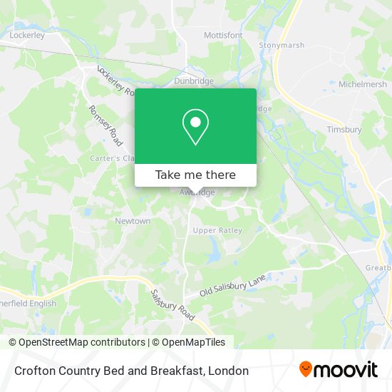 Crofton Country Bed and Breakfast map