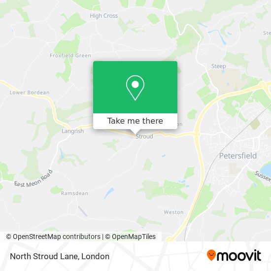 North Stroud Lane map
