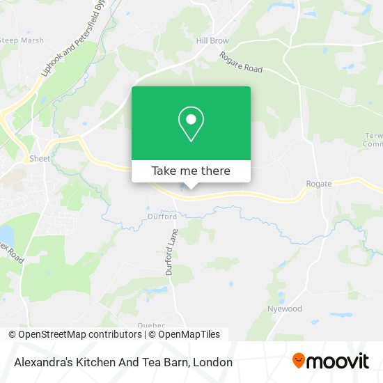 Alexandra's Kitchen And Tea Barn map