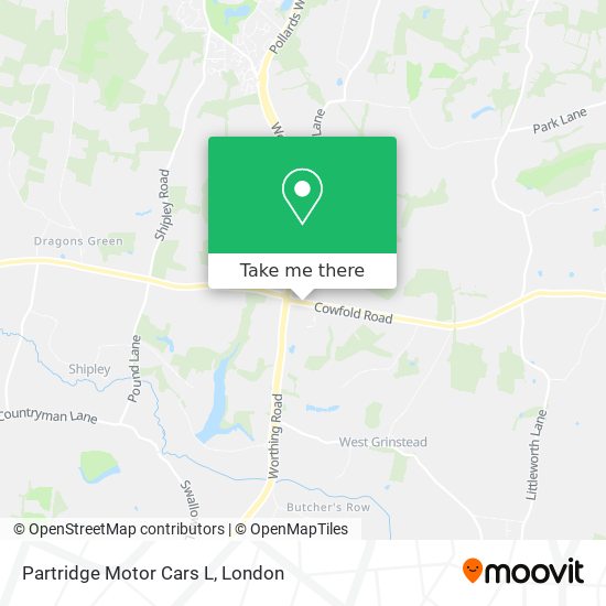 Partridge Motor Cars L map