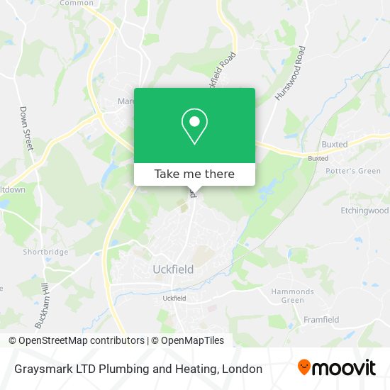 Graysmark LTD Plumbing and Heating map