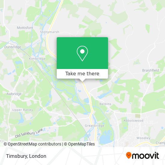 Timsbury map