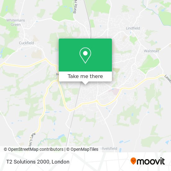 T2 Solutions 2000 map