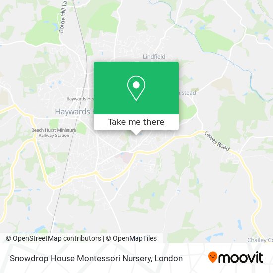 Snowdrop House Montessori Nursery map