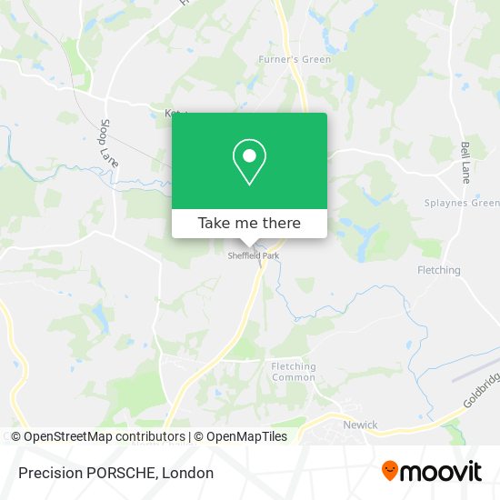 Precision PORSCHE map