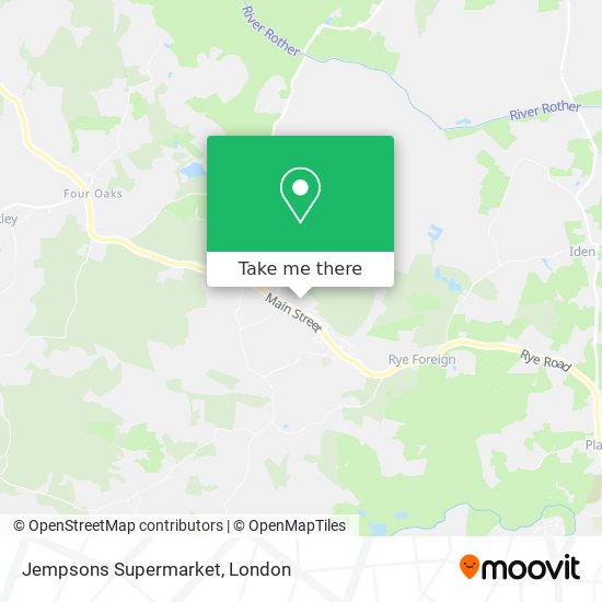 Jempsons Supermarket map