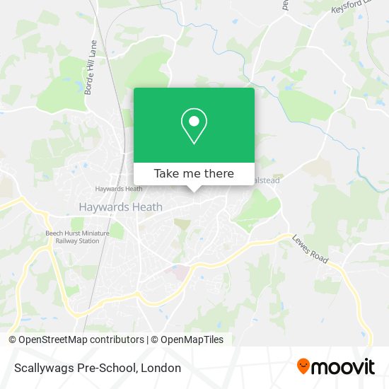Scallywags Pre-School map