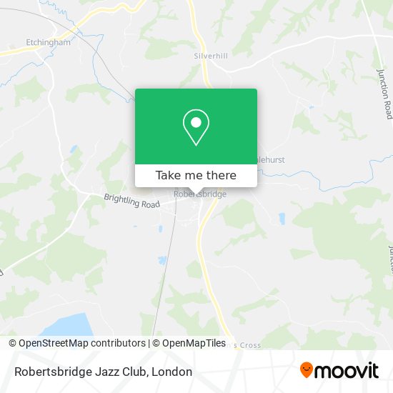 Robertsbridge Jazz Club map