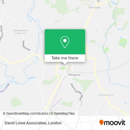 David Lowe Associates map
