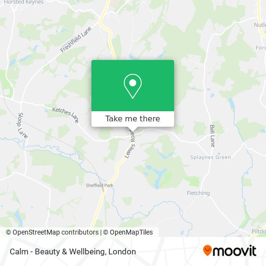 Calm - Beauty & Wellbeing map