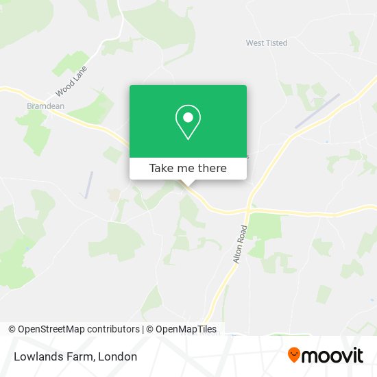 Lowlands Farm map
