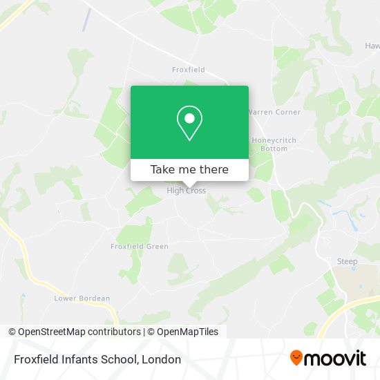 Froxfield Infants School map