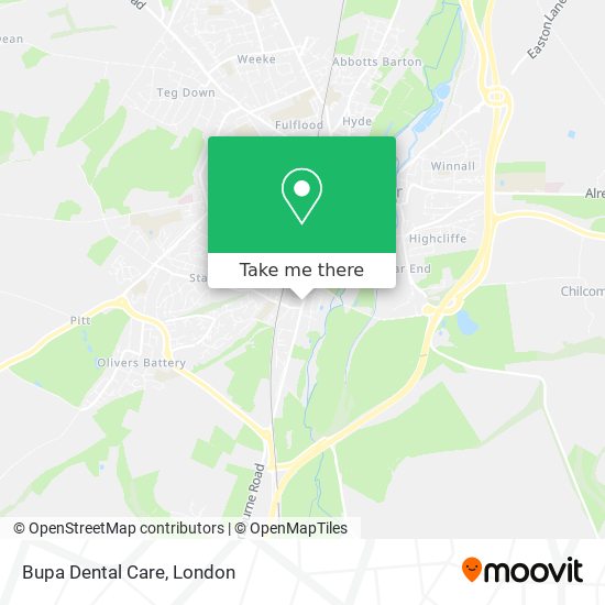 Bupa Dental Care map