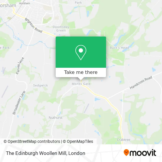 The Edinburgh Woollen Mill map