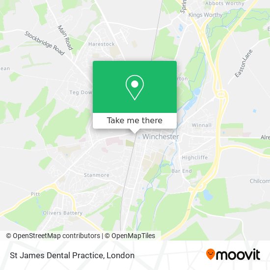 St James Dental Practice map