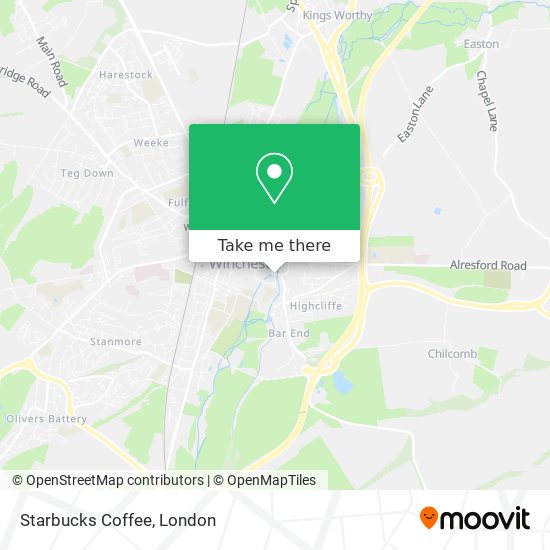 Starbucks Coffee map