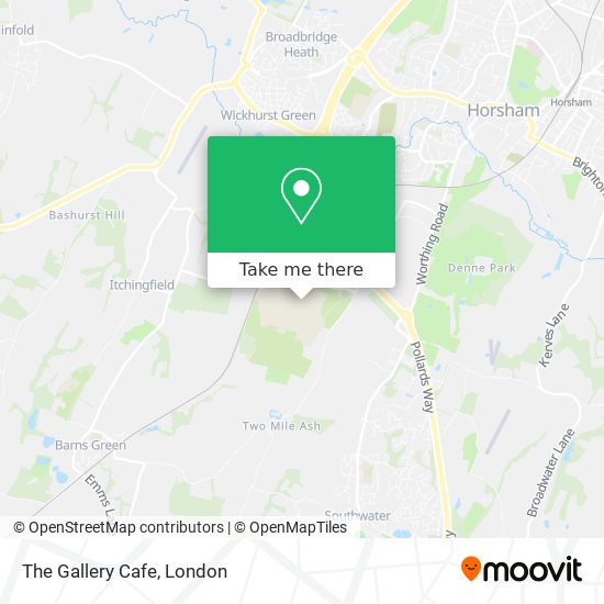 The Gallery Cafe map