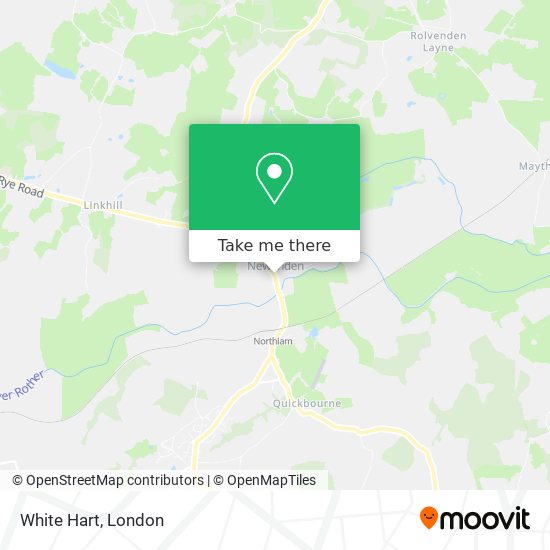 White Hart map