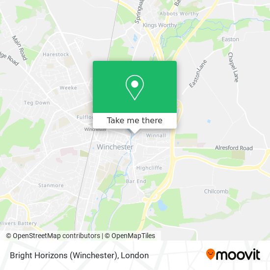 Bright Horizons (Winchester) map