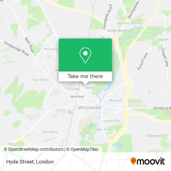 Hyde Street map