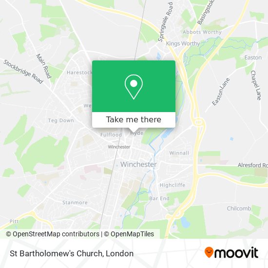 St Bartholomew's Church map