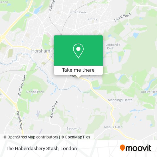 The Haberdashery Stash map