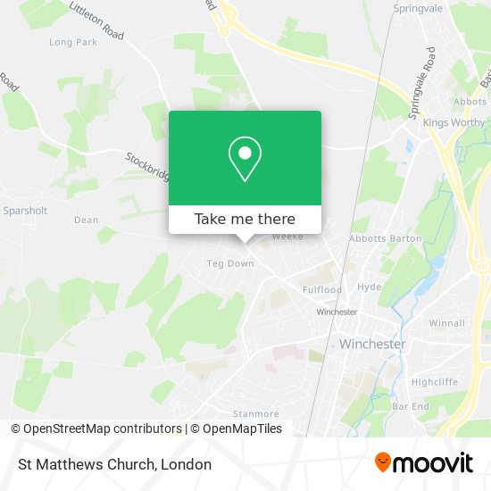 St Matthews Church map