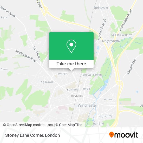 Stoney Lane Corner map
