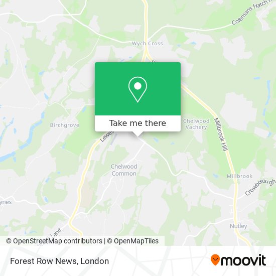 Forest Row News map