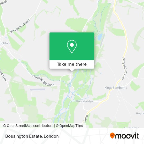 Bossington Estate map