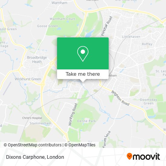 Dixons Carphone map