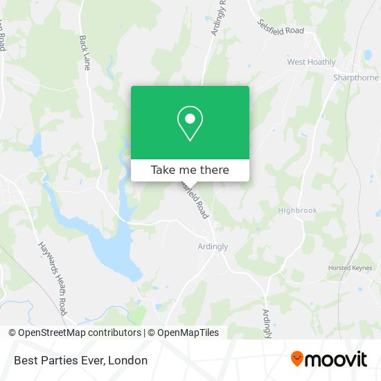 Best Parties Ever map