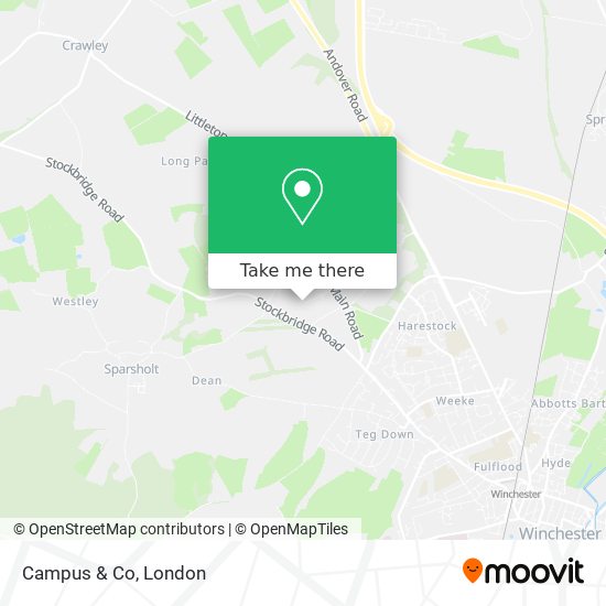 Campus & Co map