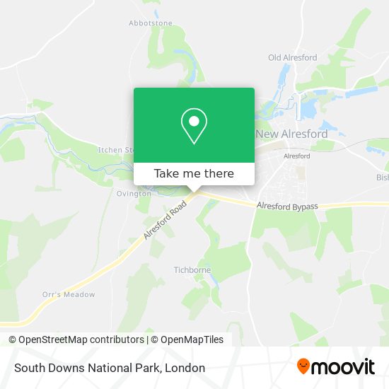 South Downs National Park map