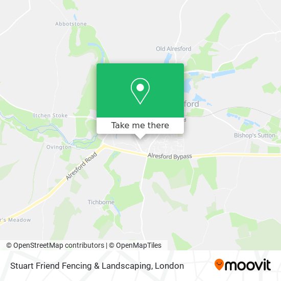 Stuart Friend Fencing & Landscaping map