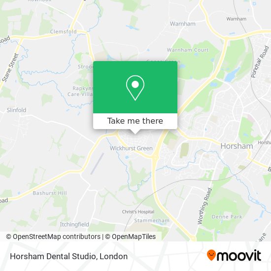 Horsham Dental Studio map