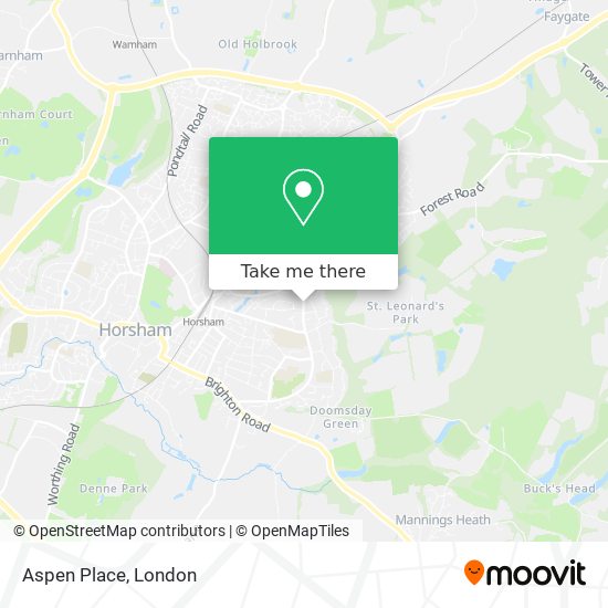 Aspen Place map