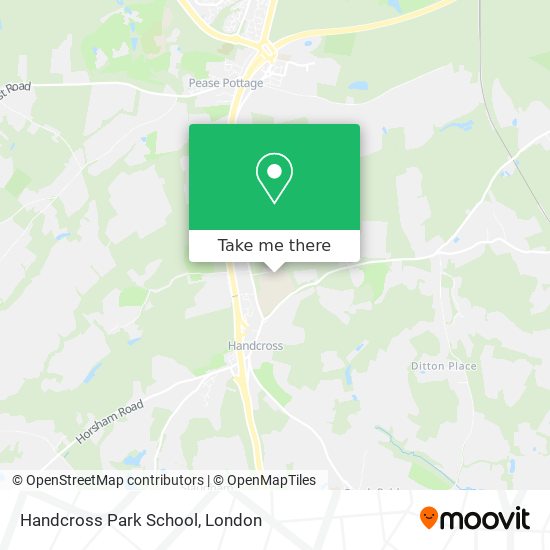 Handcross Park School map