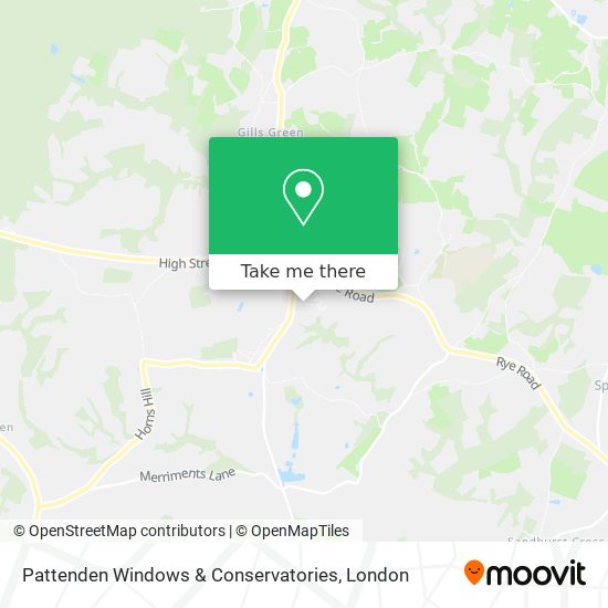 Pattenden Windows & Conservatories map