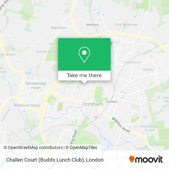 Challen Court (Budds Lunch Club) map
