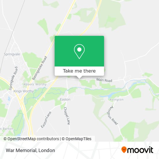 War Memorial map